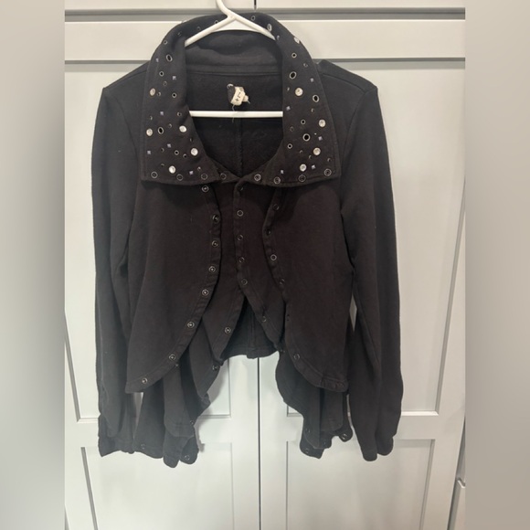 We The Free Tops - Free People We The Free Studded Hi-Lo Jacket  Size L. Rare